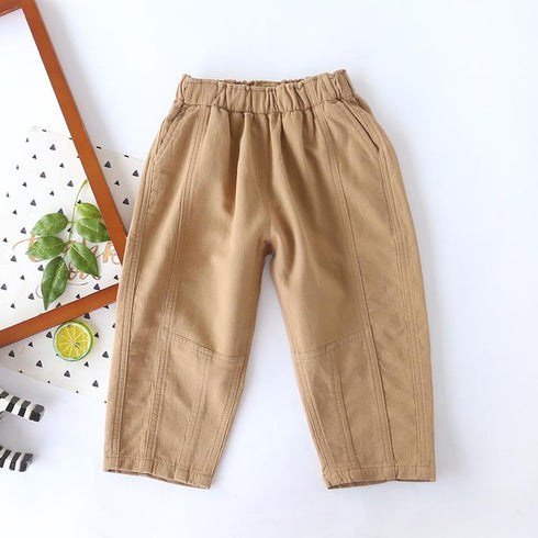 Children's Woven Spliced Pants